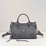 Balenciaga motorcycle gray bag size 30×20×10cm - 1