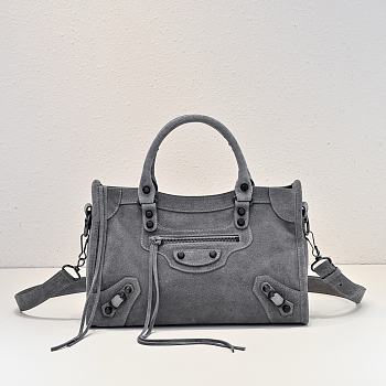 Balenciaga motorcycle gray bag size 30×20×10cm