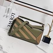 Loewe Puzzle green bag size 24x10.5x16 cm - 1