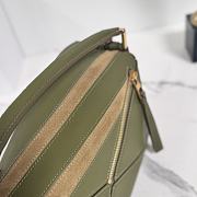 Loewe Puzzle green bag size 24x10.5x16 cm - 6