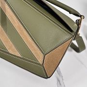 Loewe Puzzle green bag size 24x10.5x16 cm - 3