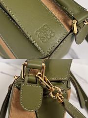 Loewe Puzzle green bag size 24x10.5x16 cm - 2