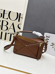 Loewe Puzzle  brown bag size 24x10.5x16 cm - 02 - 4