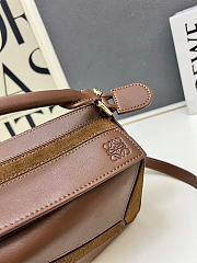Loewe Puzzle  brown bag size 24x10.5x16 cm - 02 - 3