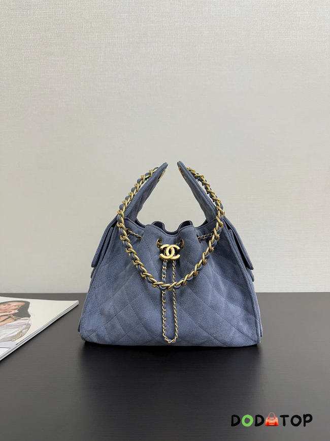 Chanel 25 Blue bag size 40x30x15 cm - 1