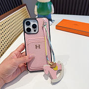 Hermes phone case pink - 3