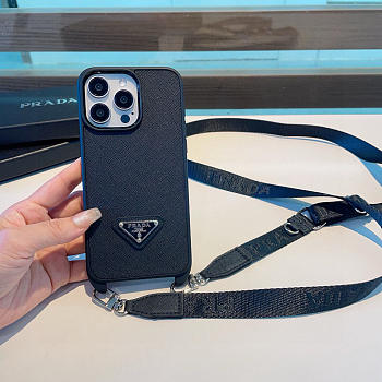 Prada phone case black