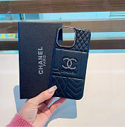 Chanel phone case black - 01 - 3