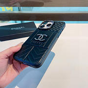 Chanel phone case black - 01 - 2