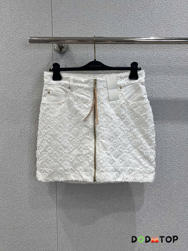 Louis Vuitton skirt white  - 1