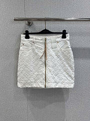Louis Vuitton skirt white  - 1