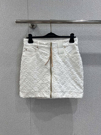 Louis Vuitton skirt white 