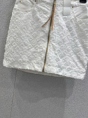 Louis Vuitton skirt white  - 2