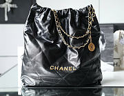 Chanel 22 Bag black Gold Buckle Size 48 x 45 x 10 cm - 4