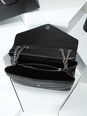 YSL Saint Laurent Lou Lou black bag size 31x22x11 cm - 4