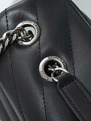 YSL Saint Laurent Lou Lou black bag size 31x22x11 cm - 2