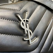 YSL Saint Laurent Lou Lou black bag size 25×17×9cm Code Jackie  (25% off) - 3