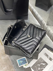YSL Saint Laurent Lou Lou black bag size 25×17×9cm Code Jackie  (25% off) - 4