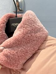 Fendi down jacket pink  - 3