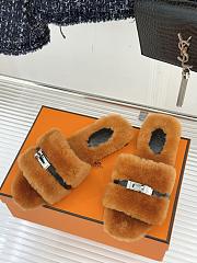Hermes Giulia sandals brown - 2