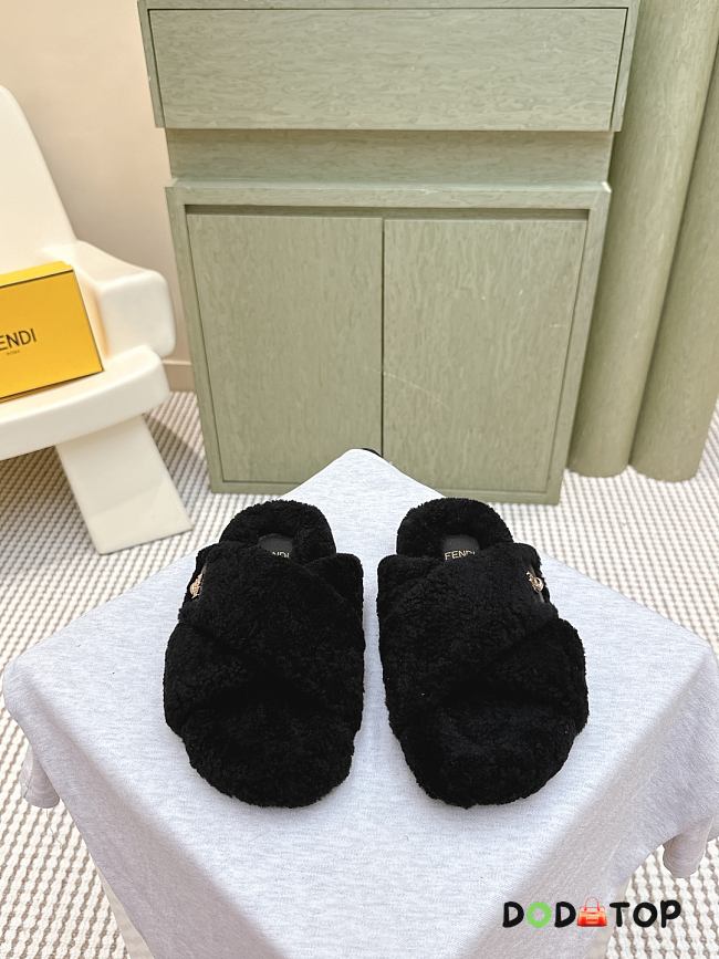 Fendi sandals black - 1
