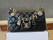 Chanel charm black bag size 20x12x6cm Code Keisha (25% off) - 4