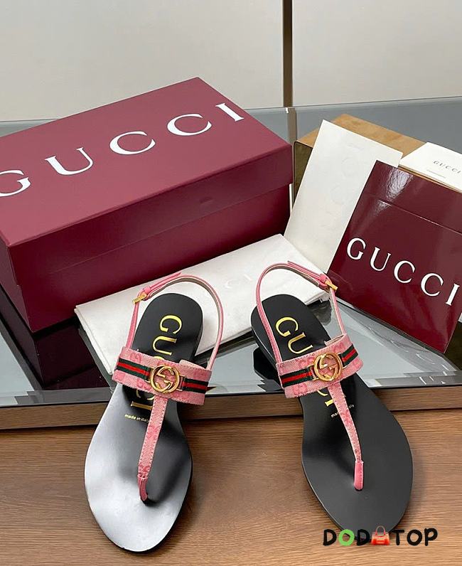Gucci slides women pink - 1