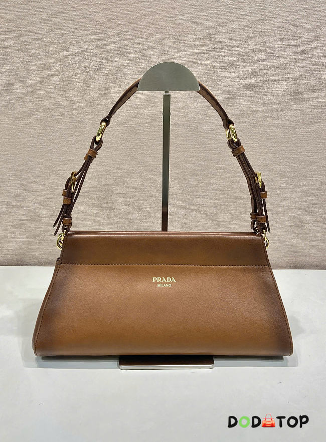 Prada handbag brown size 16×11×32cm - 1