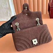 Gucci Marmont brown shoulder bag size 22x15x6cm - 5