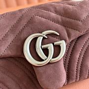 Gucci Marmont brown shoulder bag size 22x15x6cm - 2