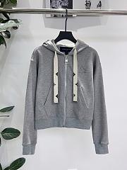 Louis Vuitton Monogram Flower Accent Hoodie - 1