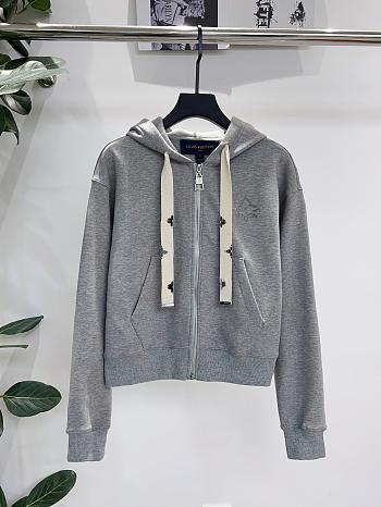 Louis Vuitton Monogram Flower Accent Hoodie