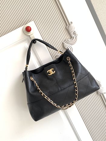 Chanel 25C bag black size 36x24x12cm