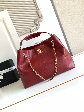 Chanel 25C bag red size 36x24x12cm