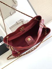 Chanel 25C bag red size 36x24x12cm - 6