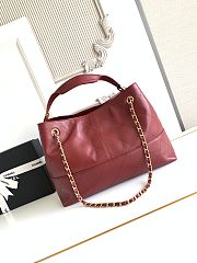 Chanel 25C bag red size 36x24x12cm - 5