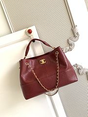 Chanel 25C bag red size 36x24x12cm - 3