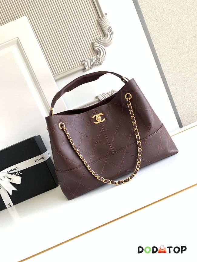 Chanel 25C bag browwn size 36x24x12cm - 1