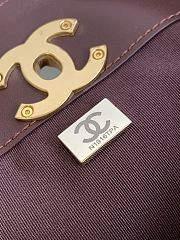 Chanel 25C bag browwn size 36x24x12cm - 2