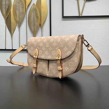 LV Travels With Grace Coddington M15134 bag size 21 x 7 x 30cm