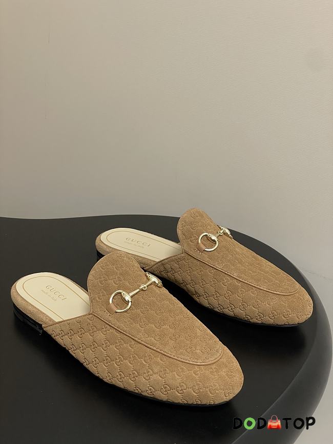 GUCCI Princetown Women's Mules brown - 1