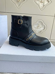 dior D-Quest Ankle Boot Black Calfskin - 5