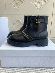 dior D-Quest Ankle Boot Black Calfskin - 4
