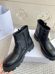 dior D-Quest Ankle Boot Black Calfskin - 2