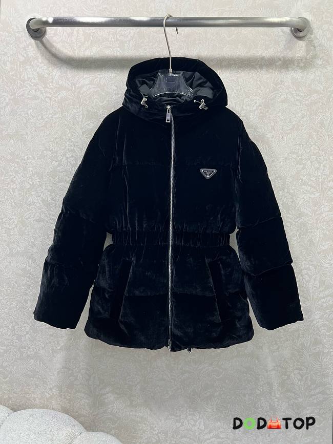 Prada black Velvet jacket - 1