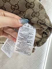 Gucci canvas sleeveless jacket with leather label - 3