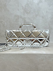 Chanel Silver bag size 12x 29 x 5cm - 1