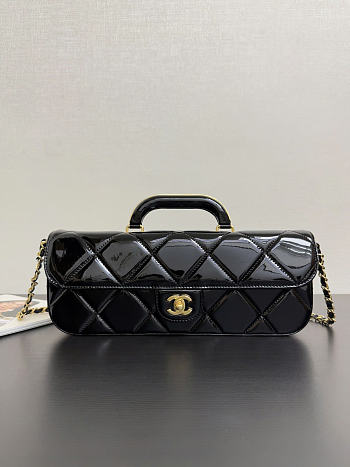 Chanel black bag size 12x 29 x 5cm