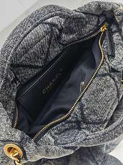 Chanel Bow bag denim black size 26x15x5cm - 4