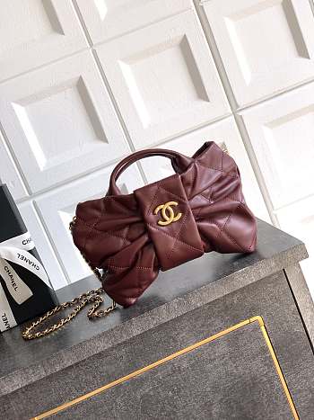 Chanel Bow bag red size 26x15x5cm